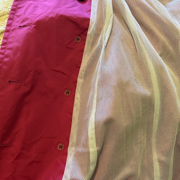 Burberry magenta rain coat - Picture 16 of 17